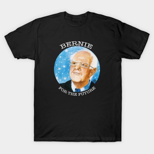 Bernie For The Future -white design T-Shirt by Polkadotdreamer